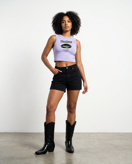 Above the firmament purple women top